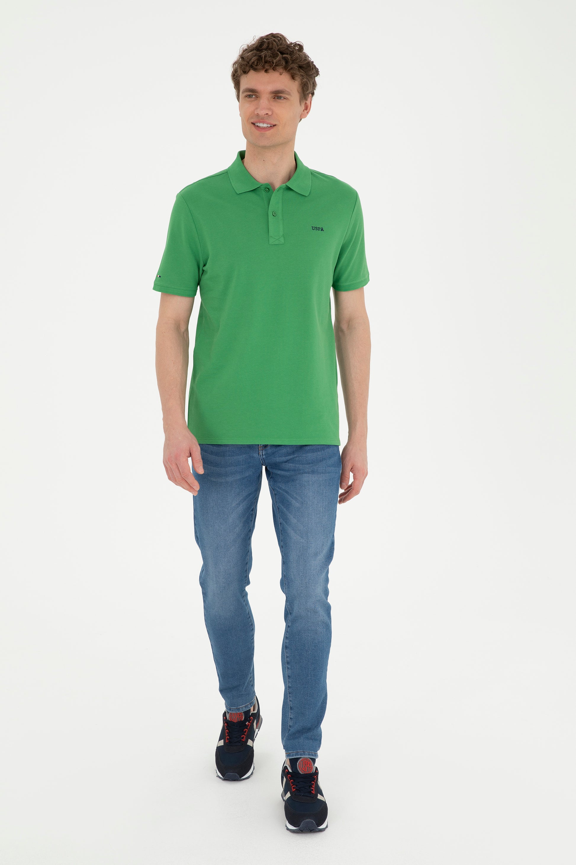 Men's Green Basic T-Shirt