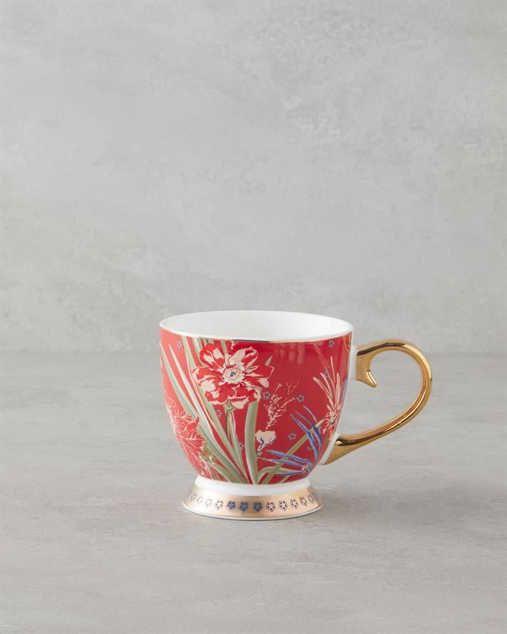 Edenic New Bone China Mug 460 ml Red