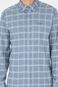 Men's Light Blue Long Sleeve Shirt