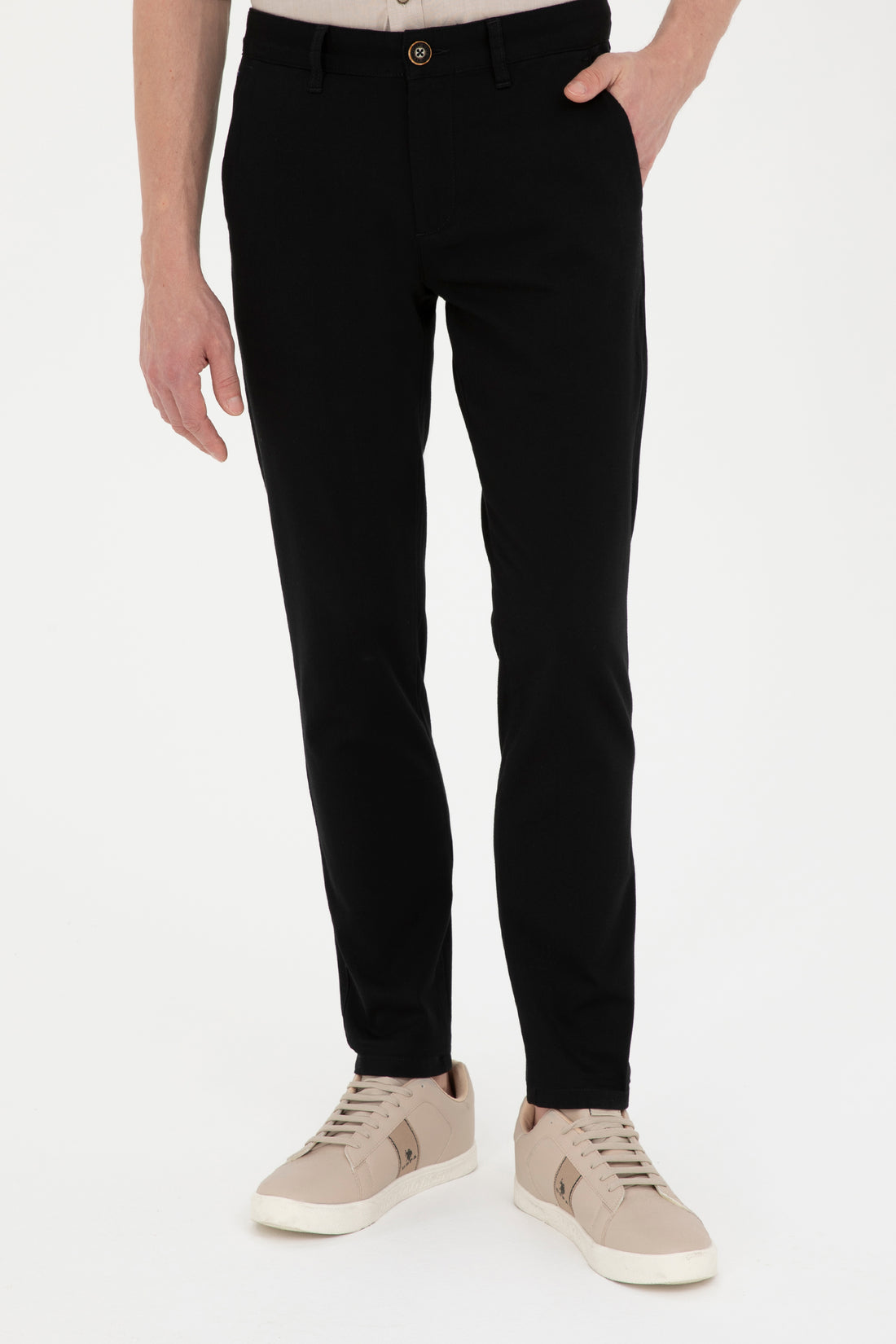 Men's Black Canvas Pants