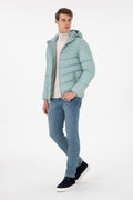 Men's Water Green Coat