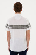 Men's Dark Khaki Short Sleeve Shirt