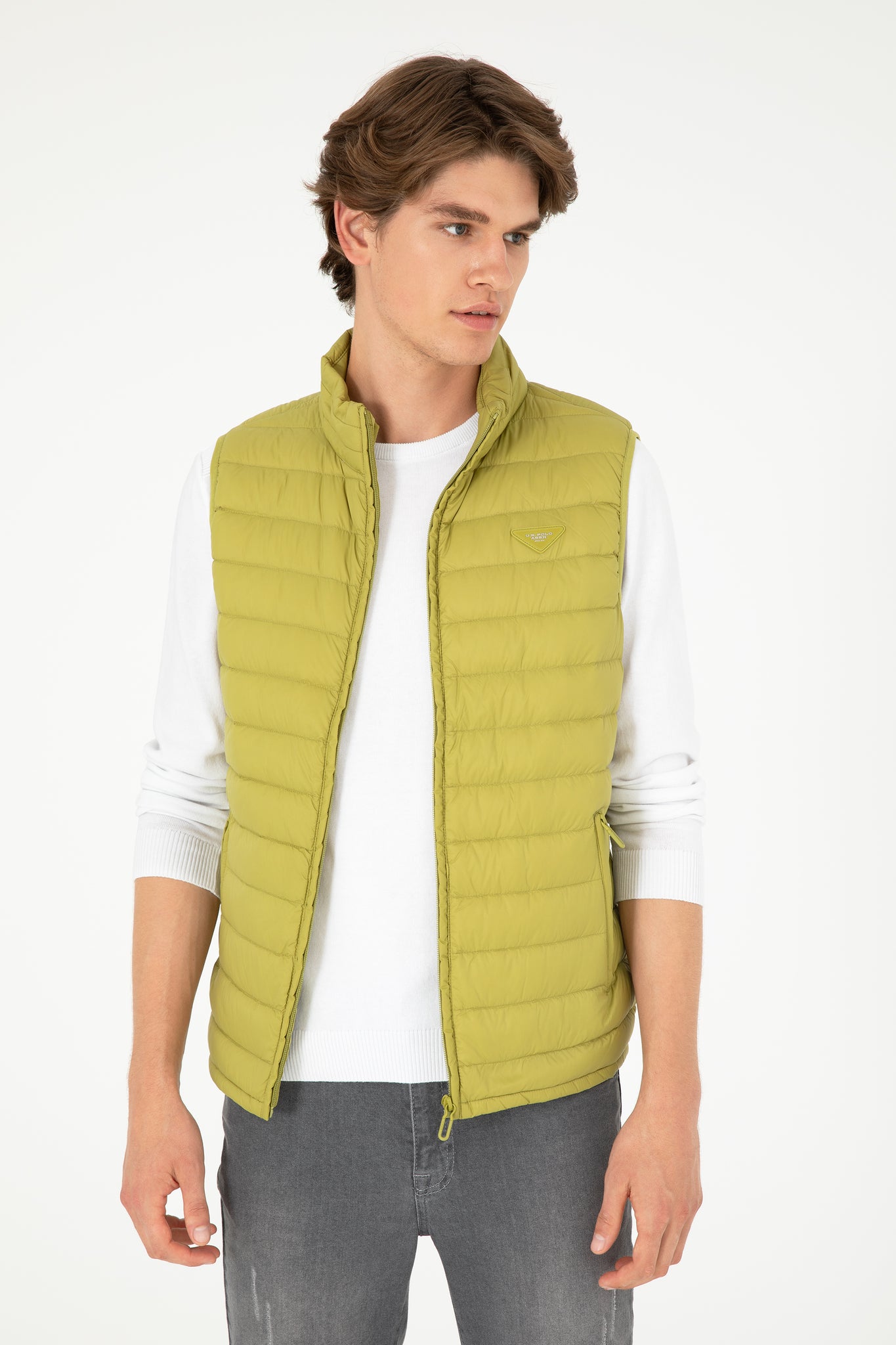 Men's Peanut Green Vest