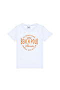 Boy's White Crew Neck T-Shirt