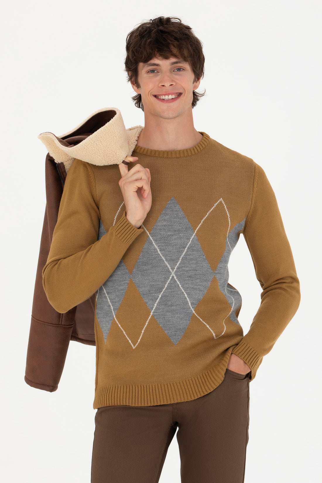 Men's Light Khaki Sweater