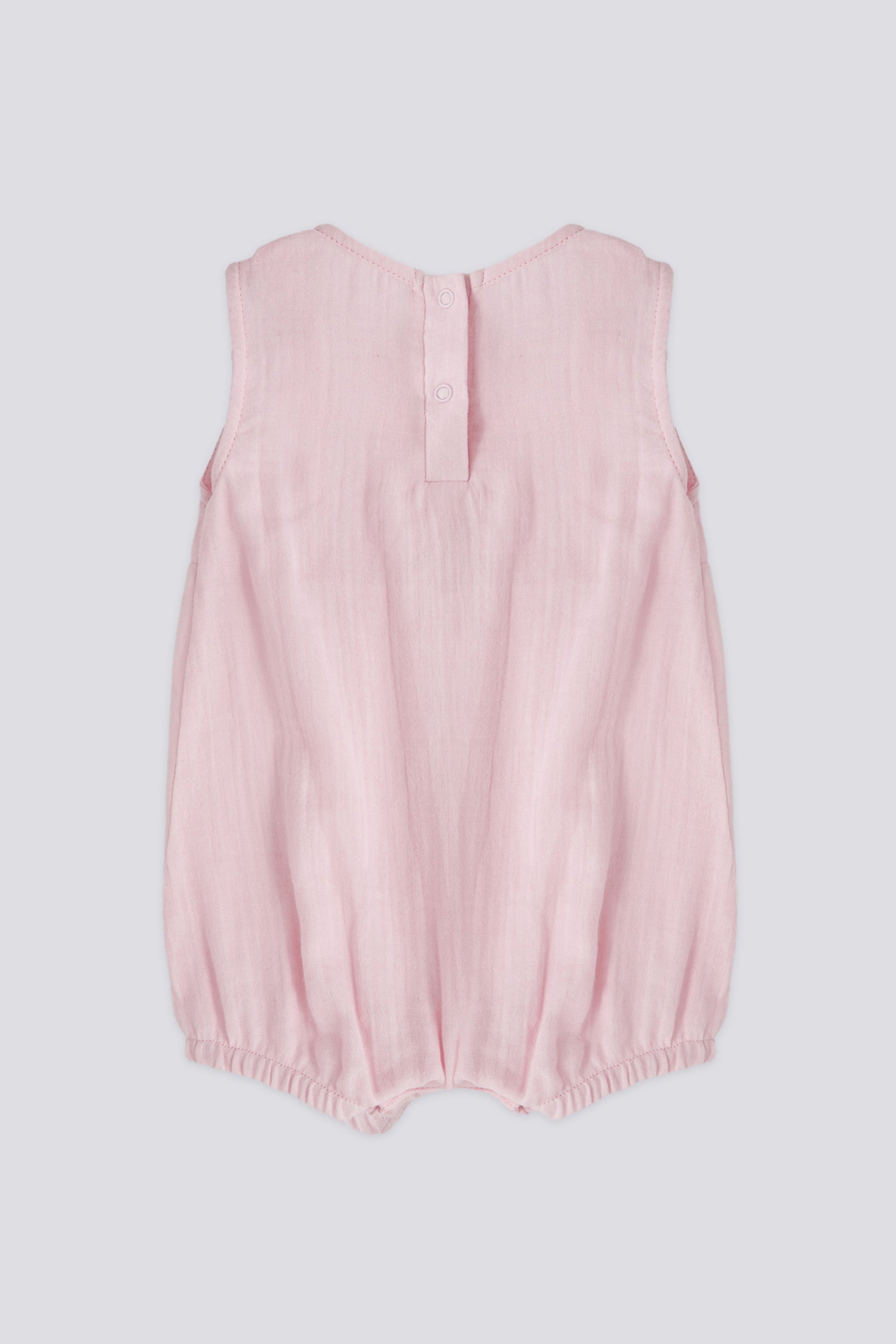 Baby Girl Pink Ruffle Jumpsuit