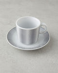 Elisa Porcelain Coffee Cup Set 12 Pieces 6 Seater Black