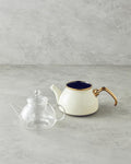 Eliza Enamel Mini Teapot Cream
