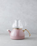 Eliza Enamel Mini Teapot Dried Rose