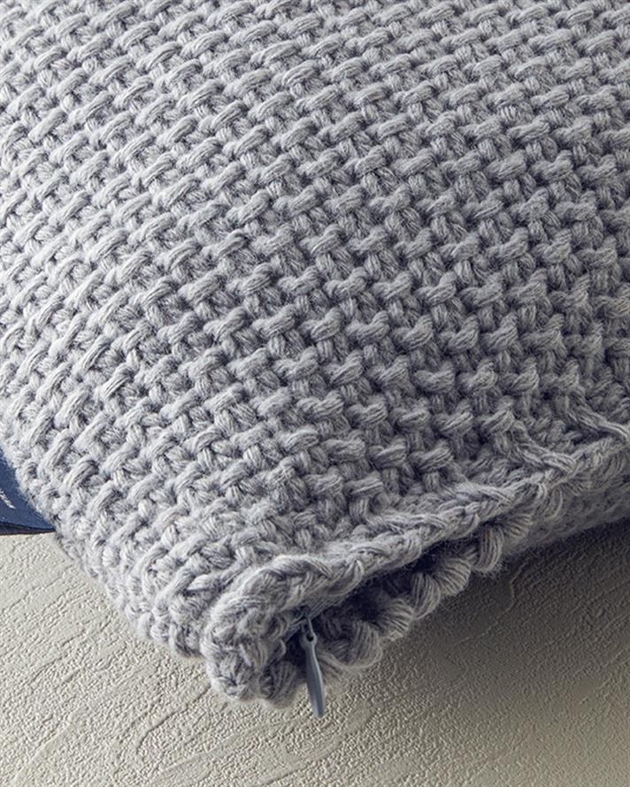 Embrance Knitwear Cushion Cover Grey