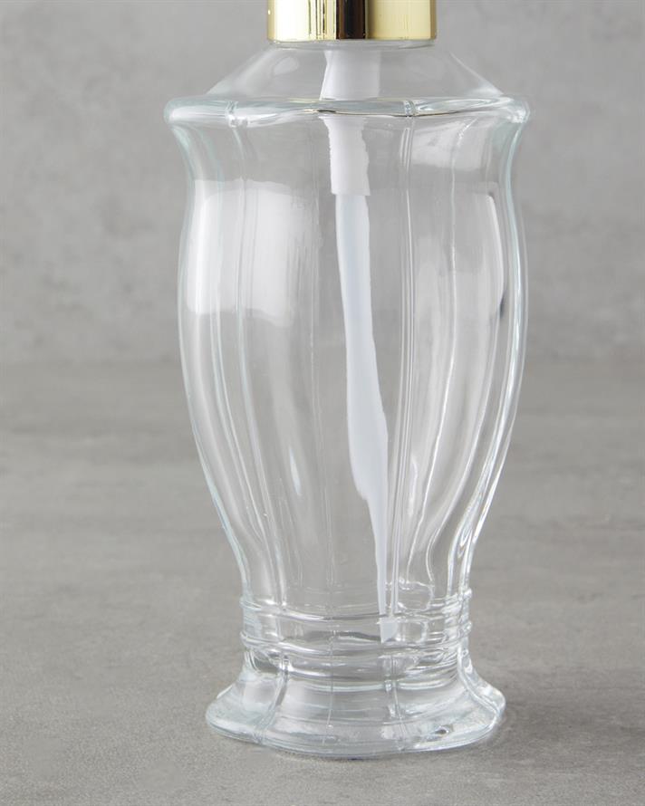 Emily Bathroom Liquid Soap Dispenser 7x7x19 cm Transparent