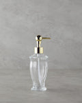 Emily Bathroom Liquid Soap Dispenser 7x7x19 cm Transparent