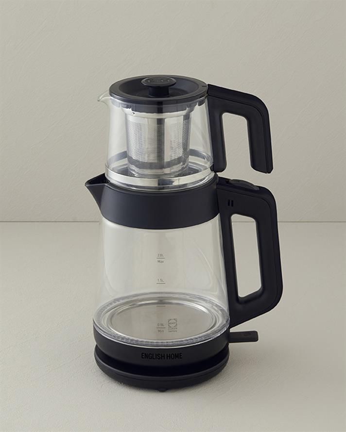 English Home CMK 6001 Glass Tea/Kettle Black