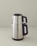 English Home CMK 6010 Inox Tea Maker and Kettle Black-Chrome