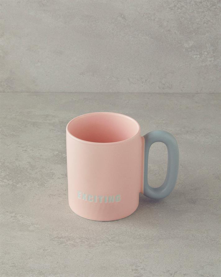 Exciting New Bone China Mug Light Pink