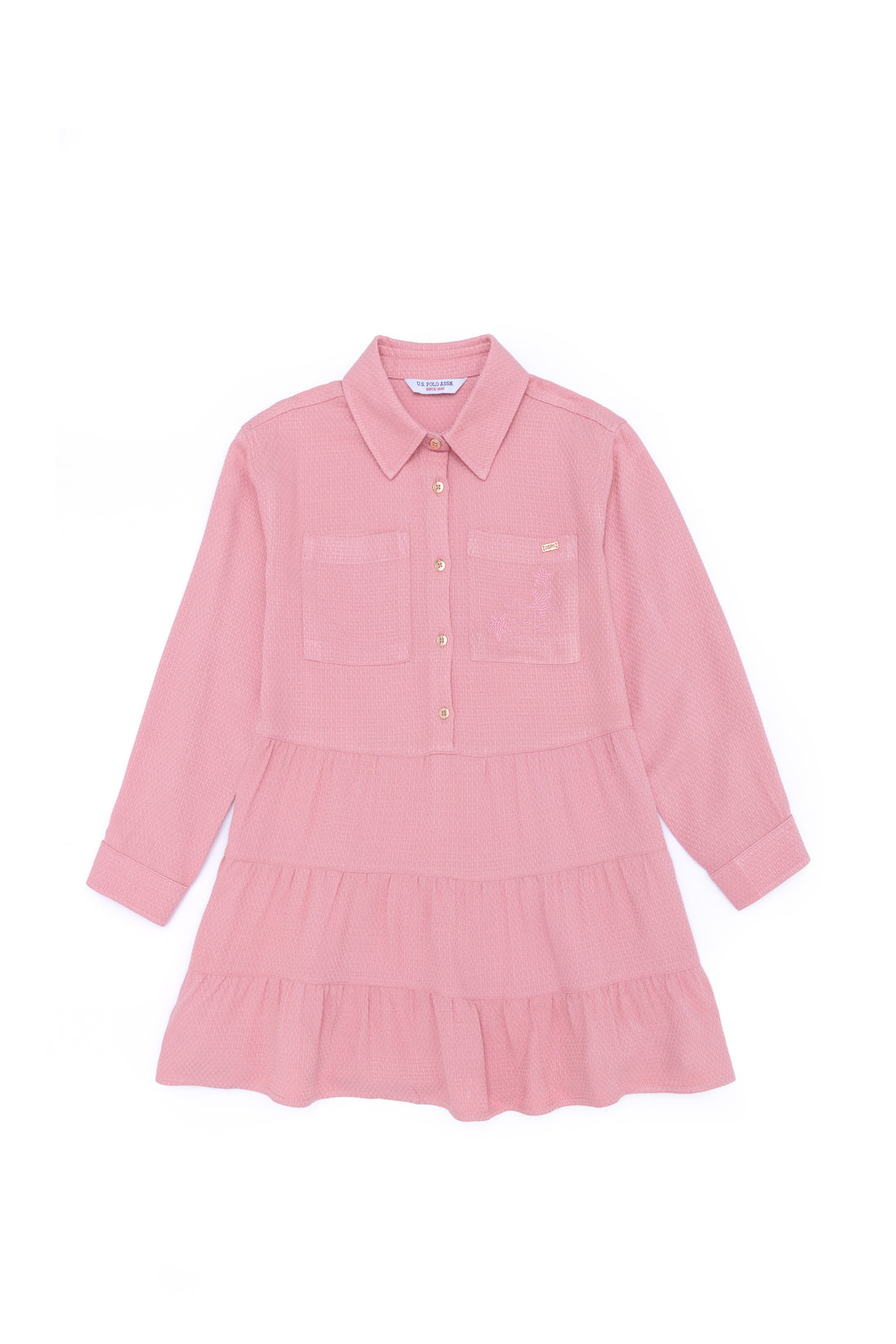 Girl's Powder Knit Dress