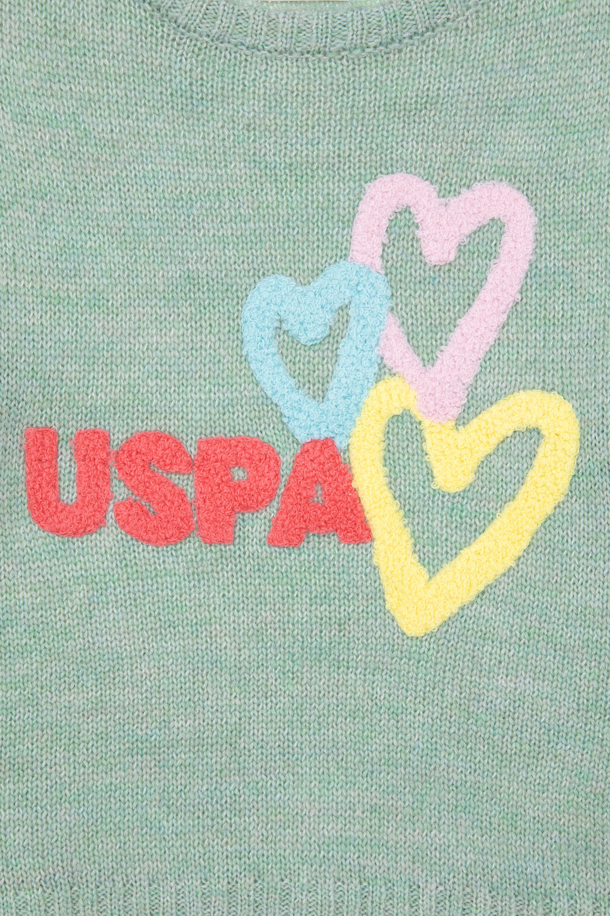 Girl's Water Green Sweater