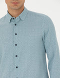 Mint Slim Fit Long Sleeve Shirt