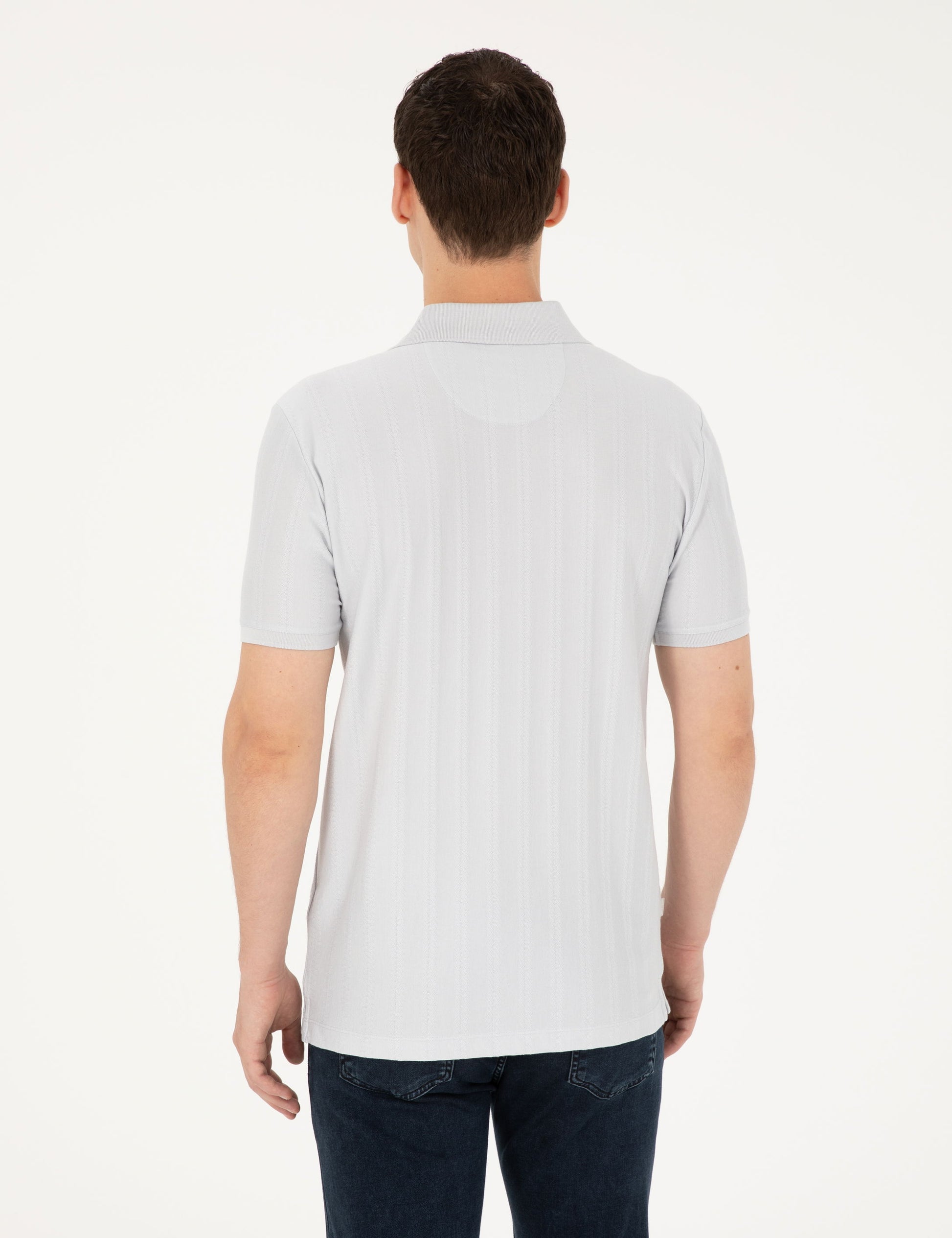 Light Grey Slim Fit T-Shirt