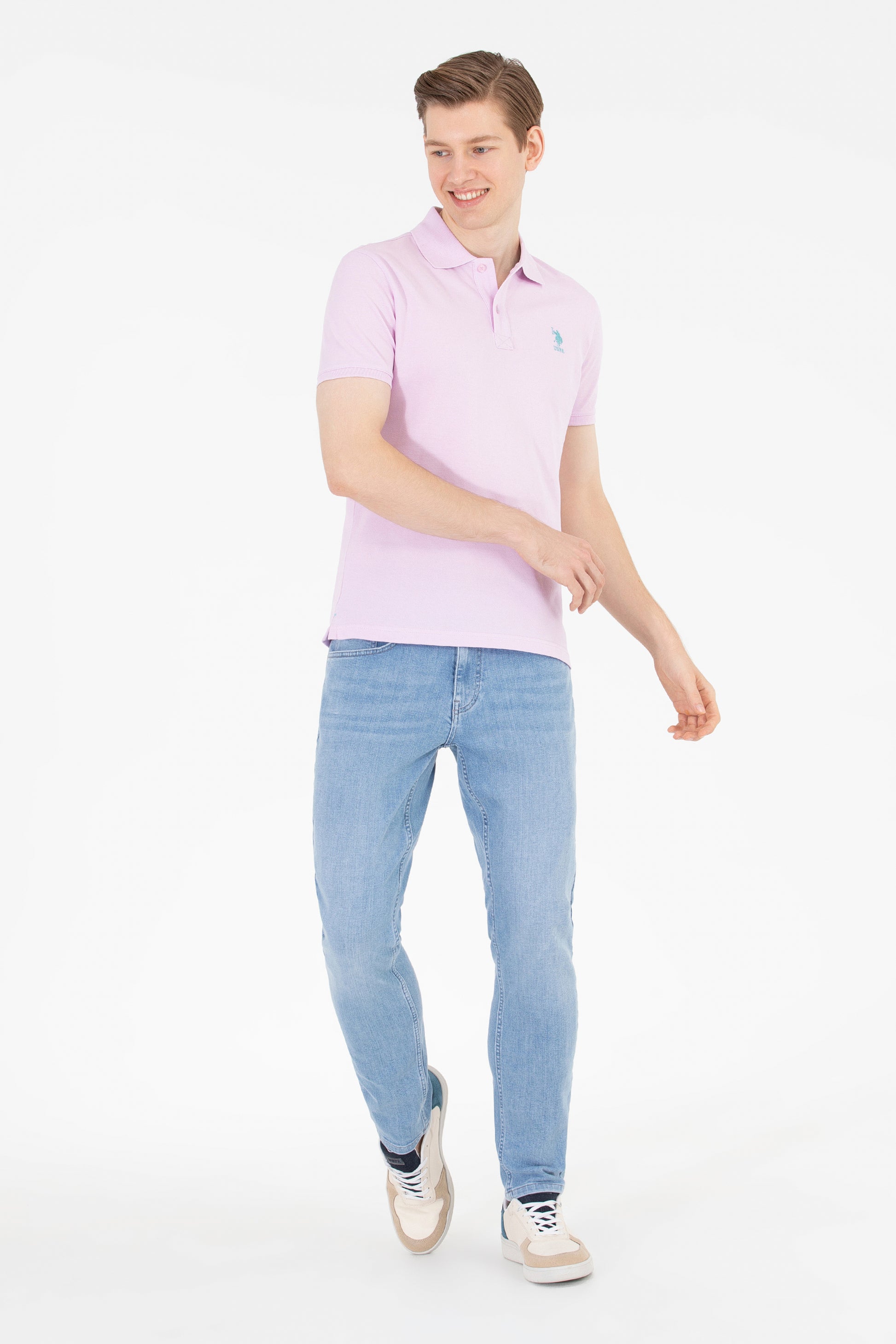 Men's Magnolia Basic Polo Neck T-Shirt