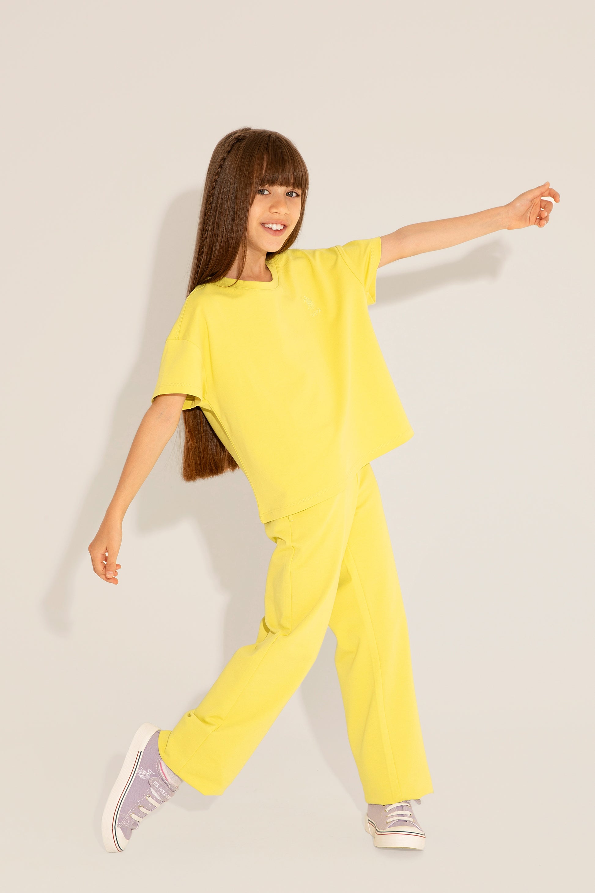 Girl's Peanut Green Sweatpants