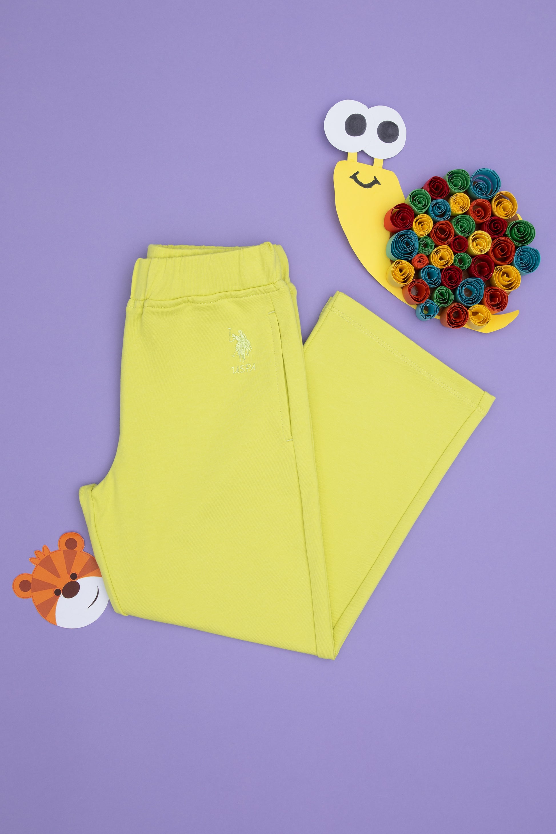 Girl's Peanut Green Sweatpants