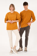 Men's Mustard Basic Sweatshirt