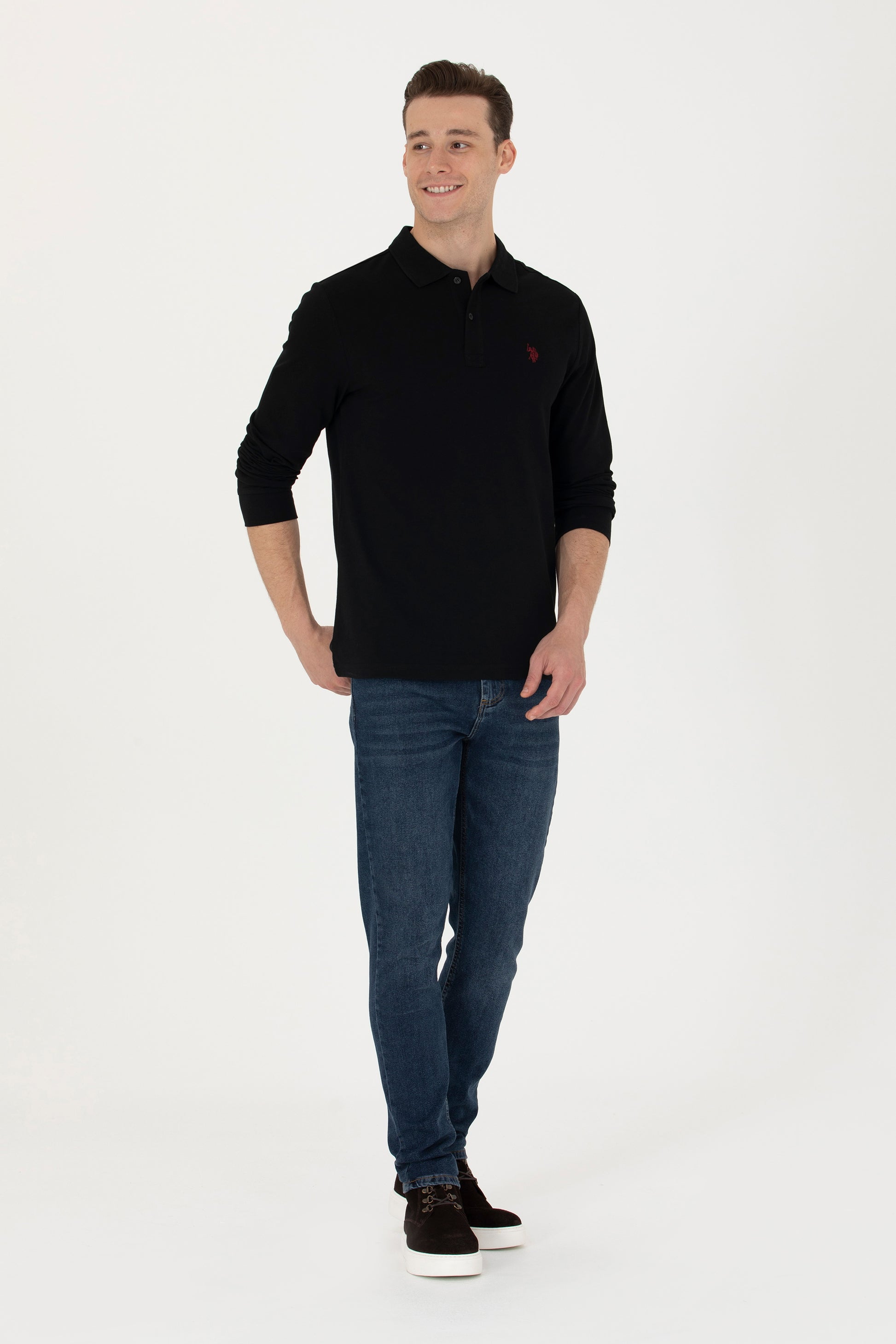 Men's Black Basic Sweatshirt