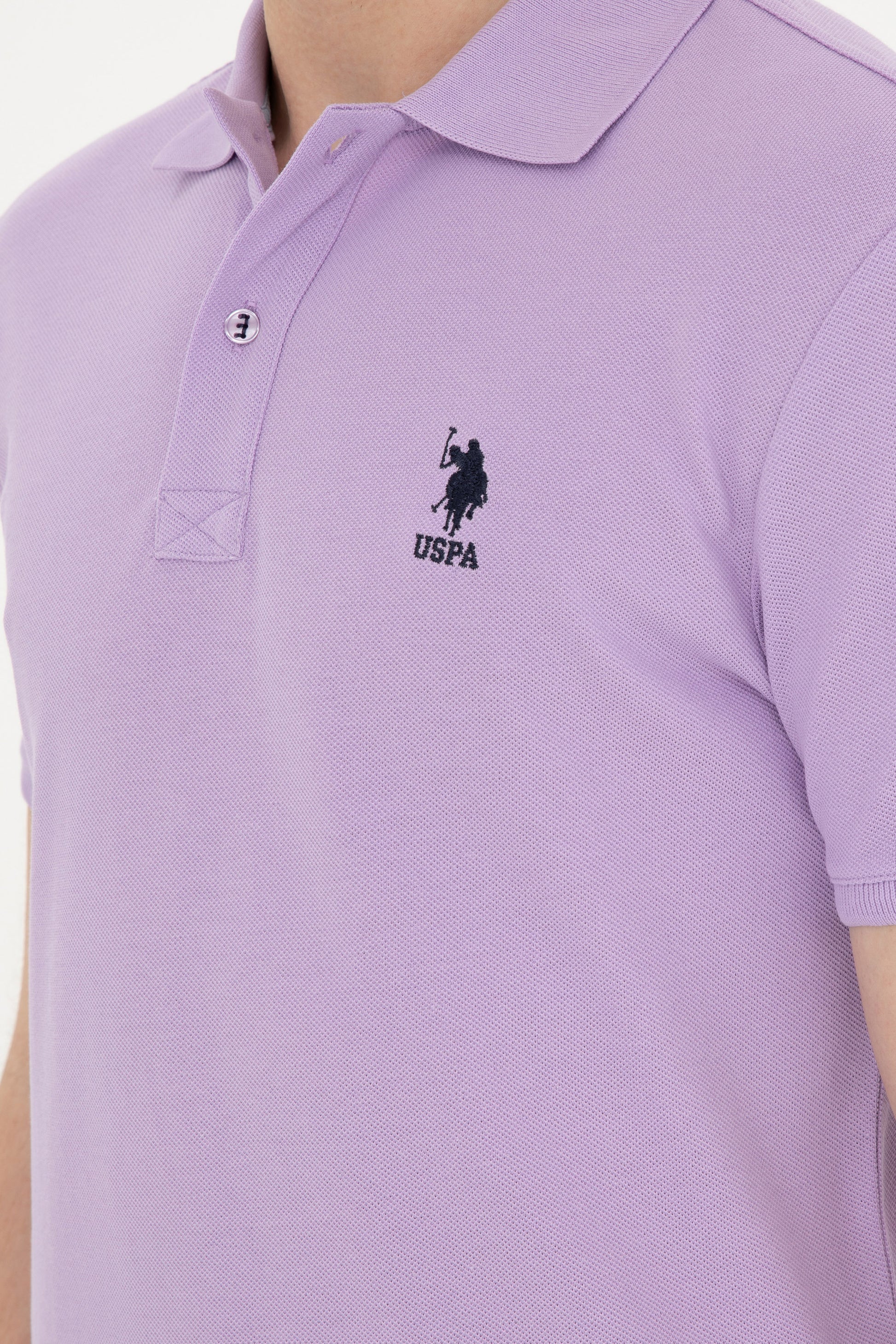 Men's Lilac Basic T-Shirt