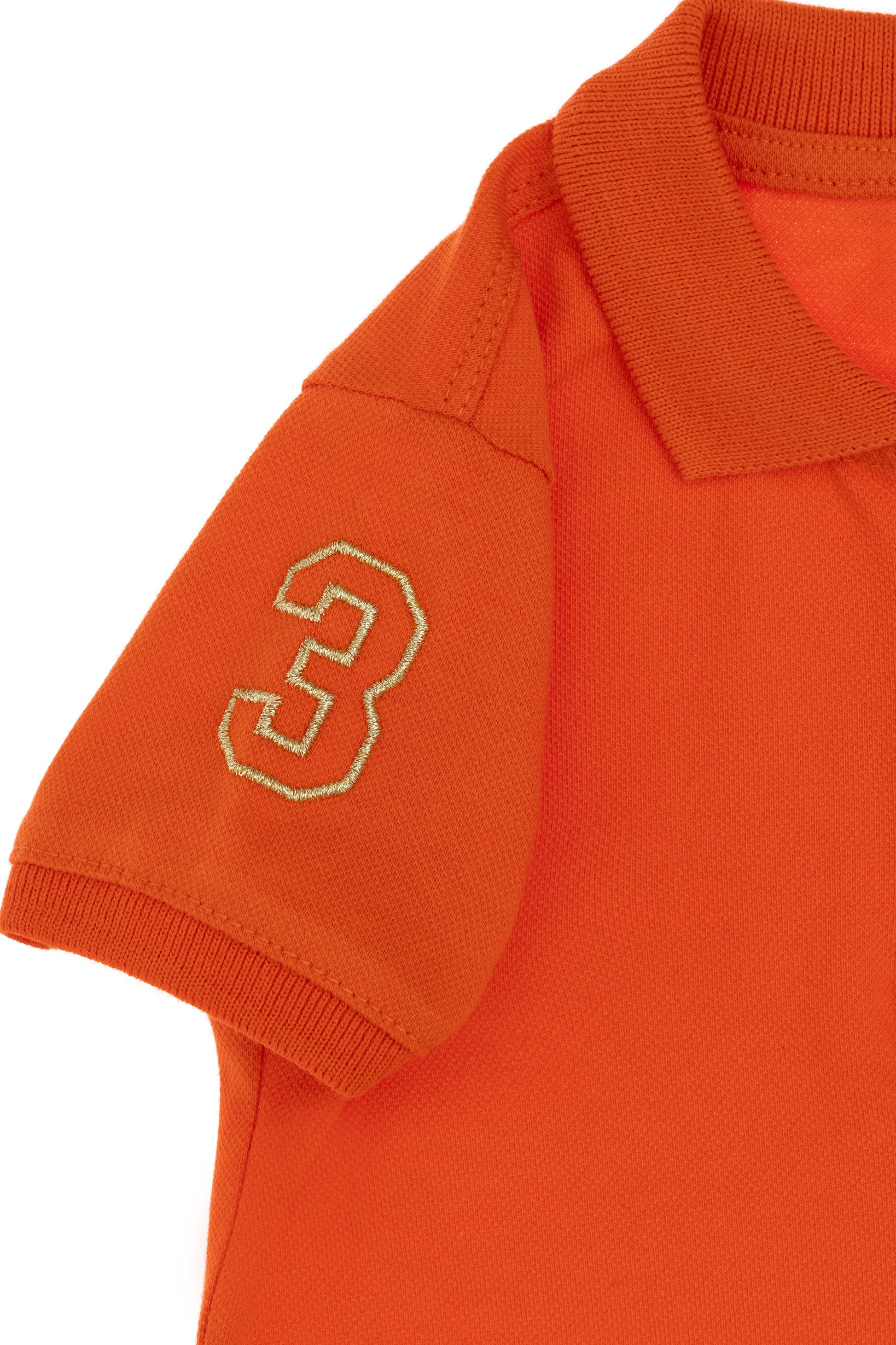 Baby Girl Pomegranate Floral Polo Collar Short Sleeve Basic Knitted Dress