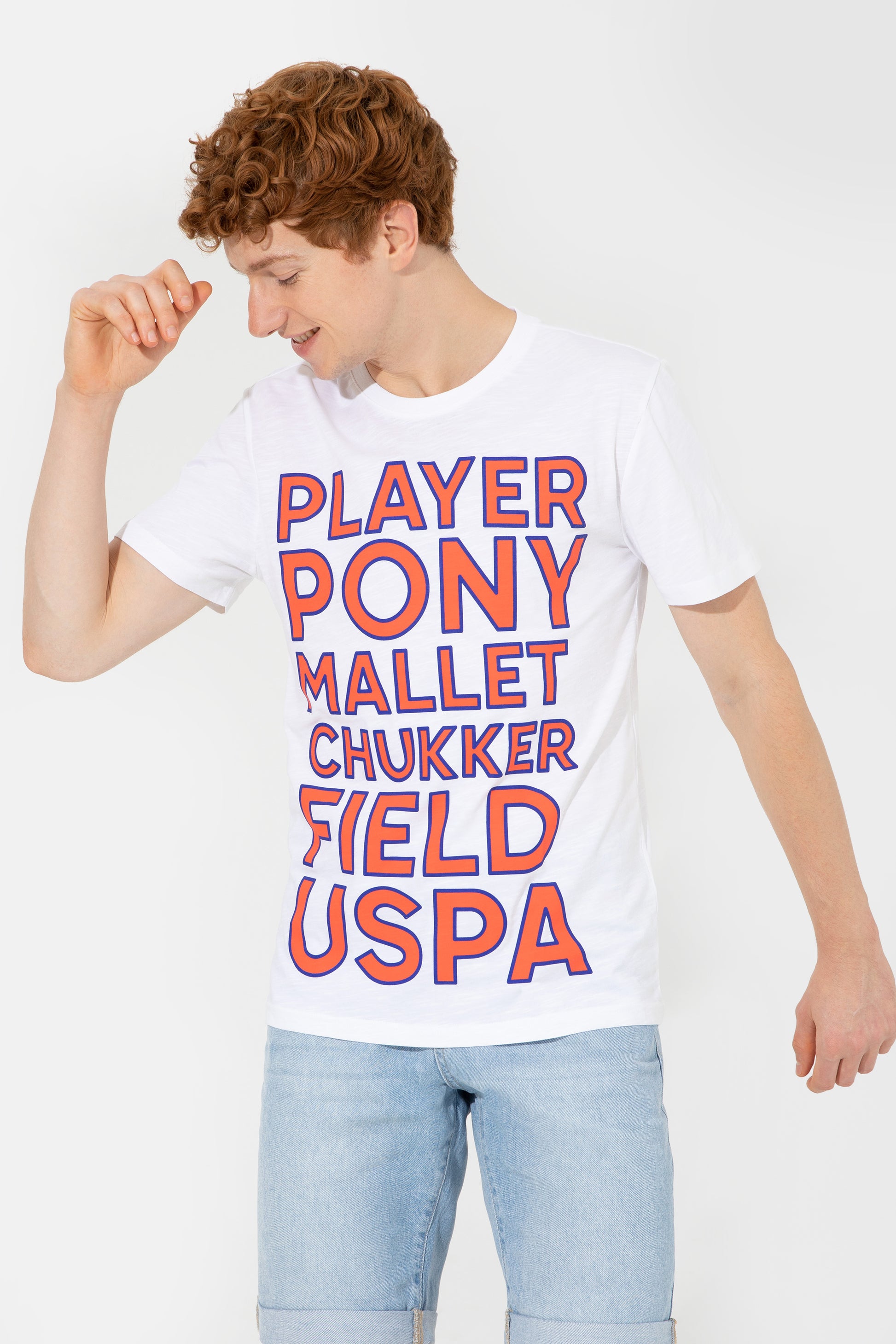 Men's White Crew Neck T-Shirt