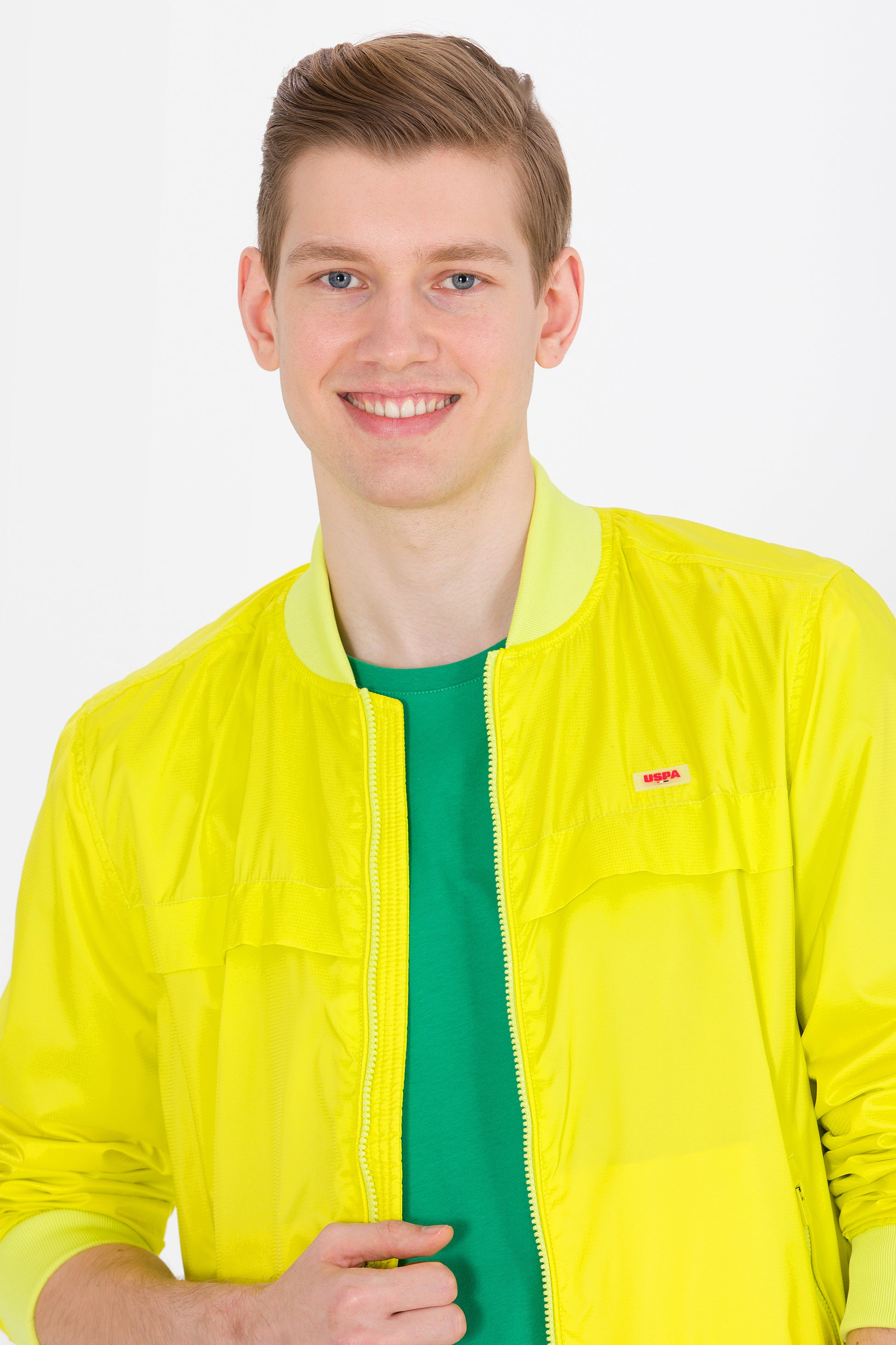 Men's Neon Yellow Coat