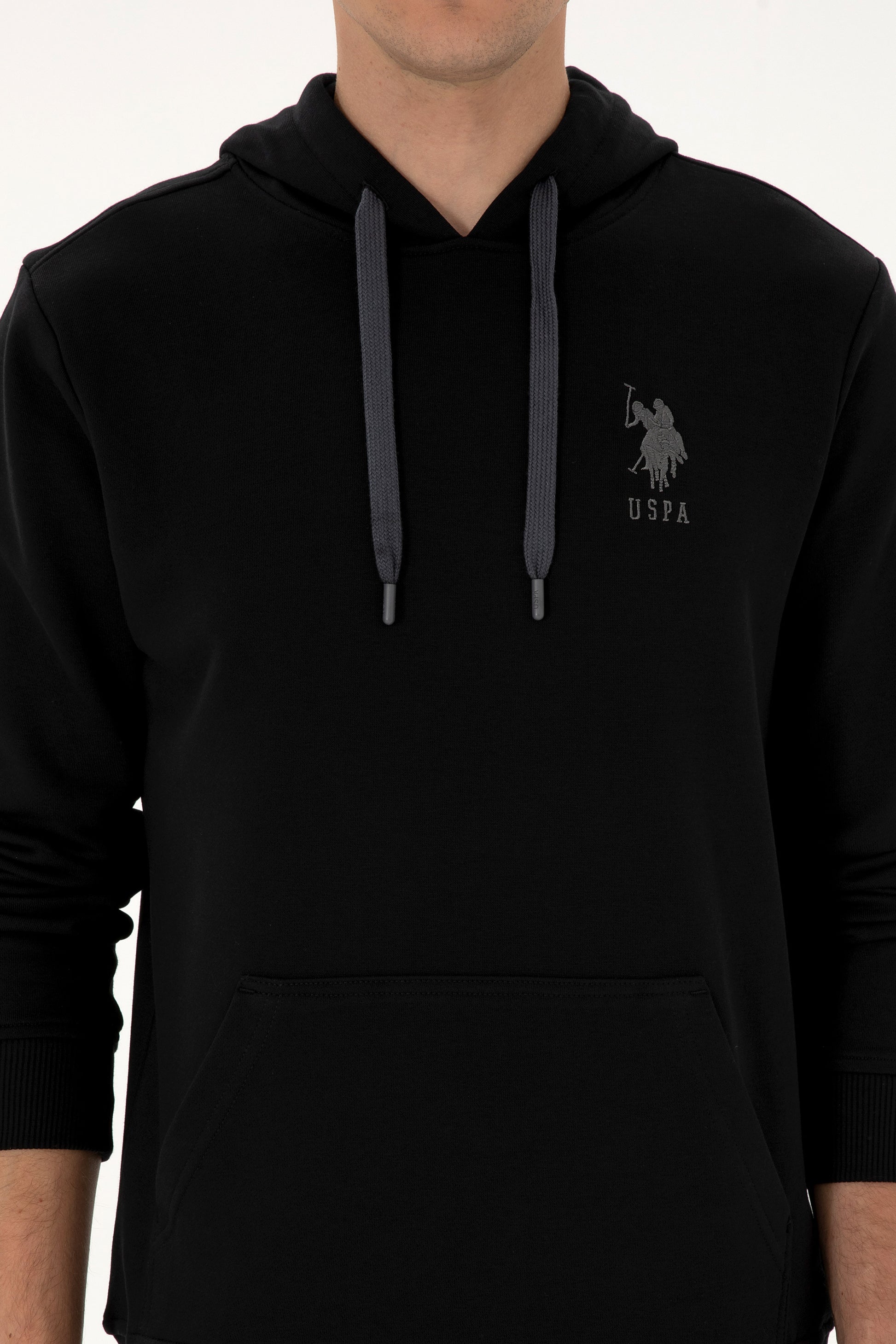Men's Black Basic Sweatshirt