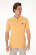 Men's Slim Fit Polo Neck Melon Basic T-Shirt