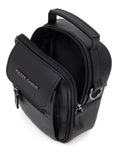 Men's Black Strap Handbag