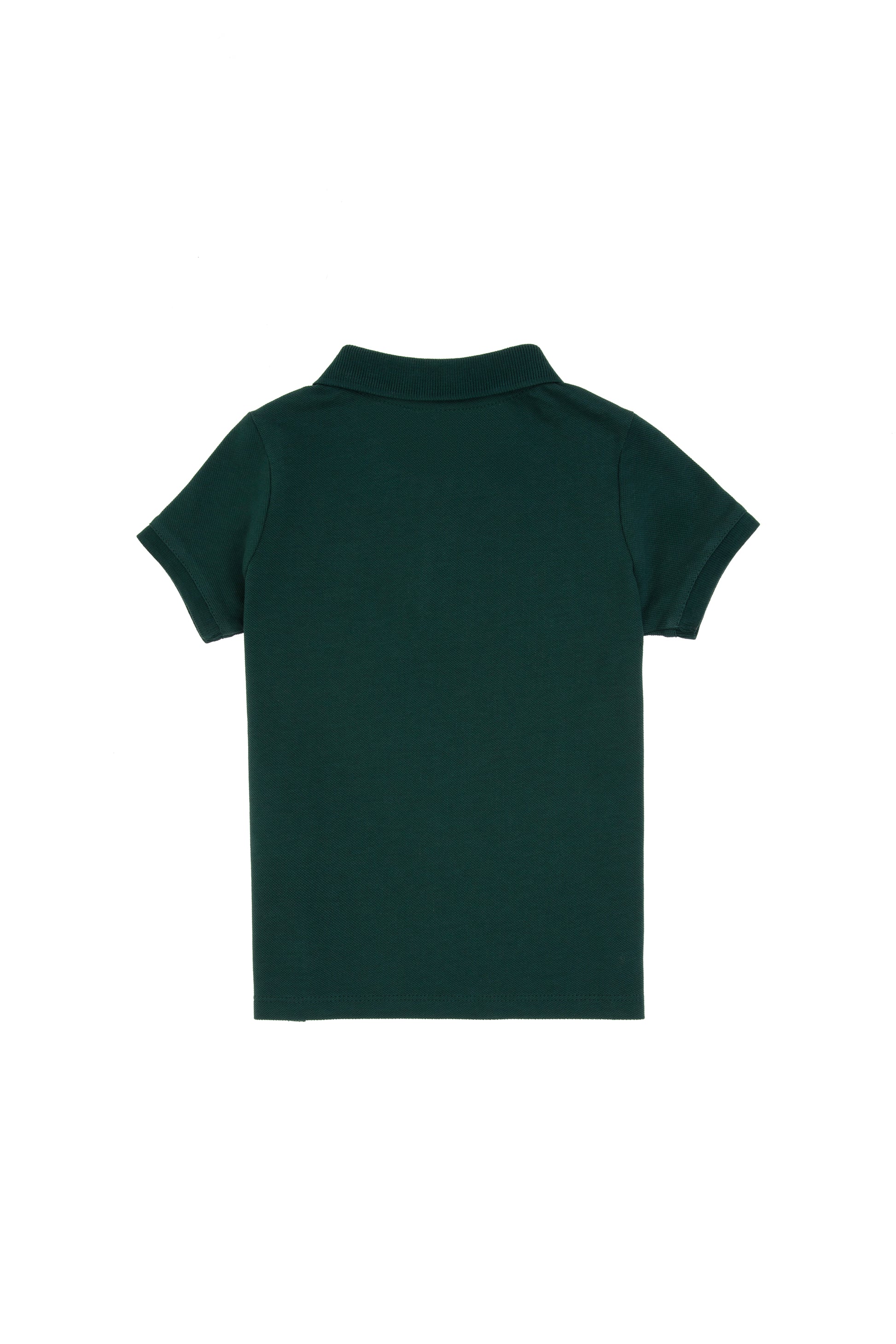 Boy Baby Dark Green Basic Polo Neck T-Shirt