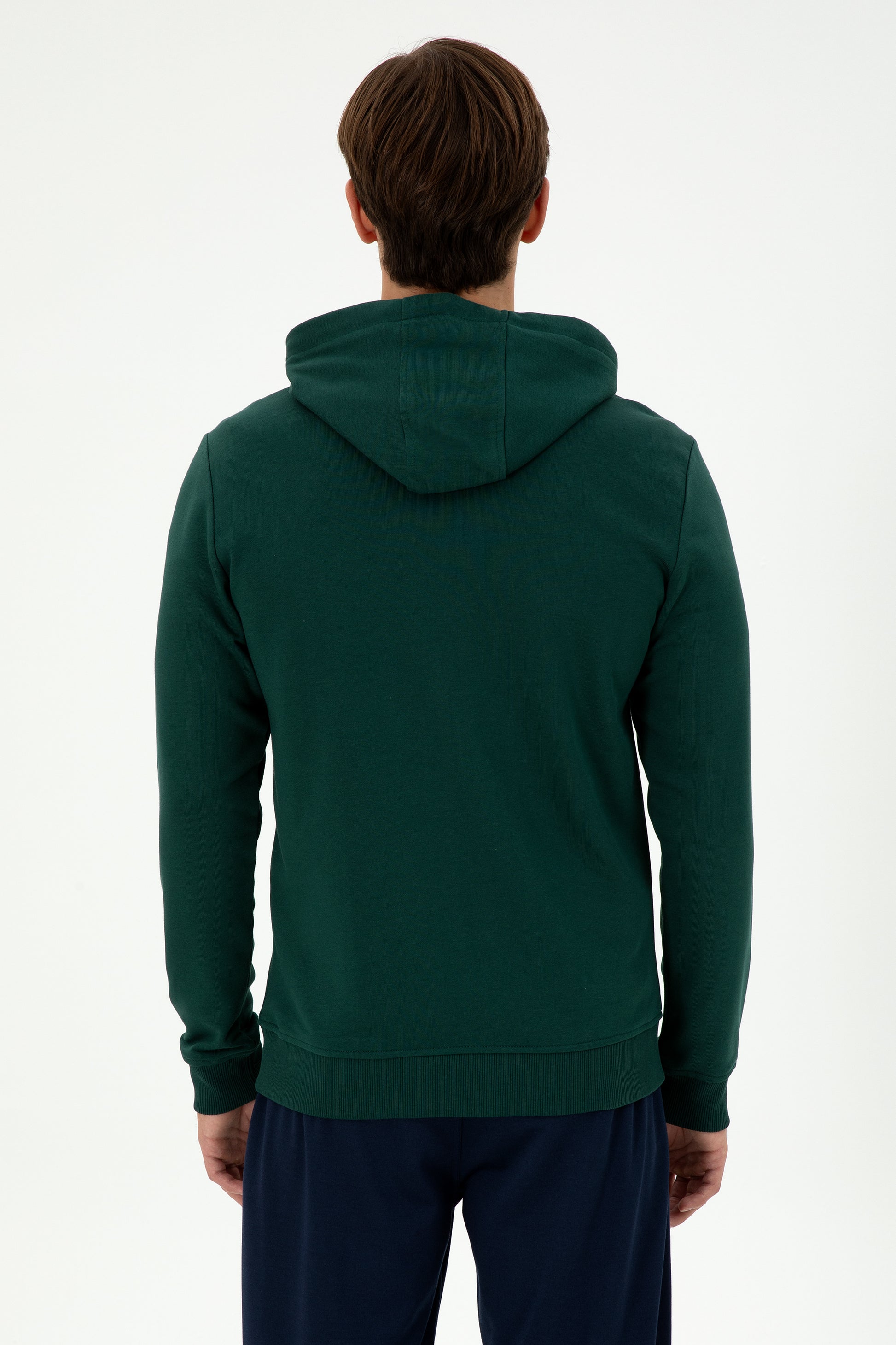 Men's Dark Green Knitted Cardigan