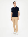 Camel Slim Fit Canvas Pants