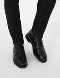 Black 100% Leather Rubber Sole Boots