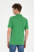 Men's Green Basic T-Shirt