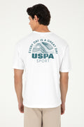 Men's Comfort Fit Crew Neck White T-Shirt