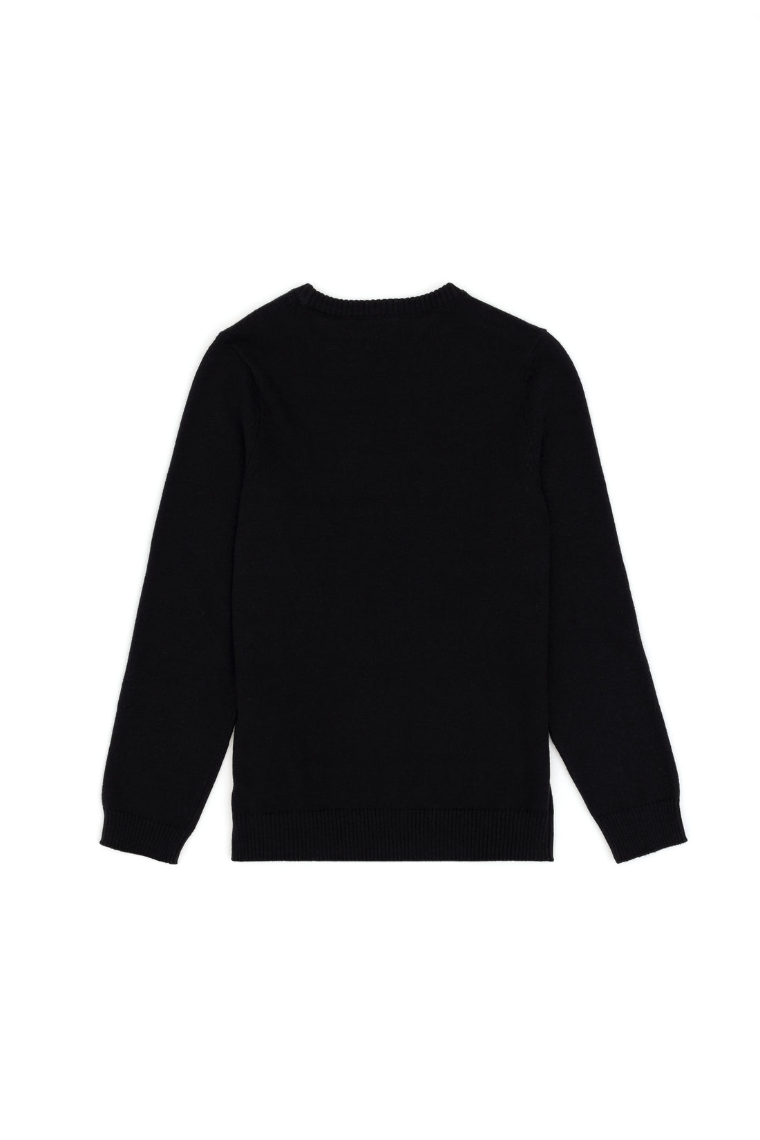 Boy's Black Basic Sweater