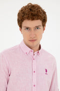 Men's Violet Long Sleeve Shirt