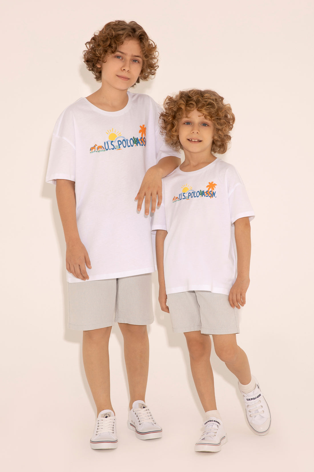 Boy's Light Blue Woven Shorts