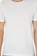 Men's Regular Fit Crew Neck White T-Shirt