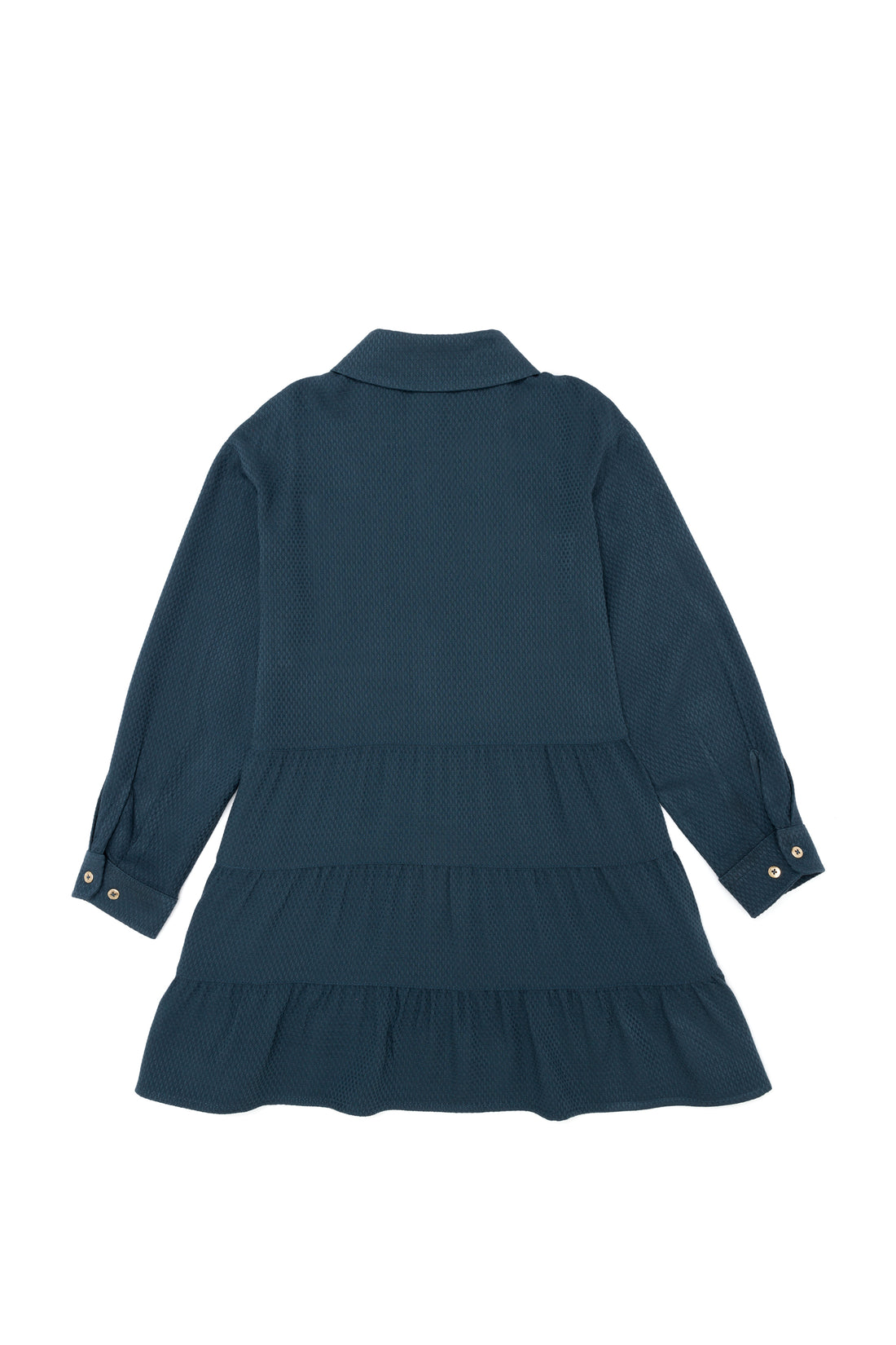 Girls' Indigo Knitted Dress