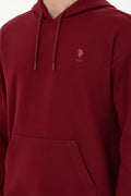Men's Burgundy Basic Sweatshirt