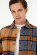 Men's Navy Blue Long Sleeve Shirt