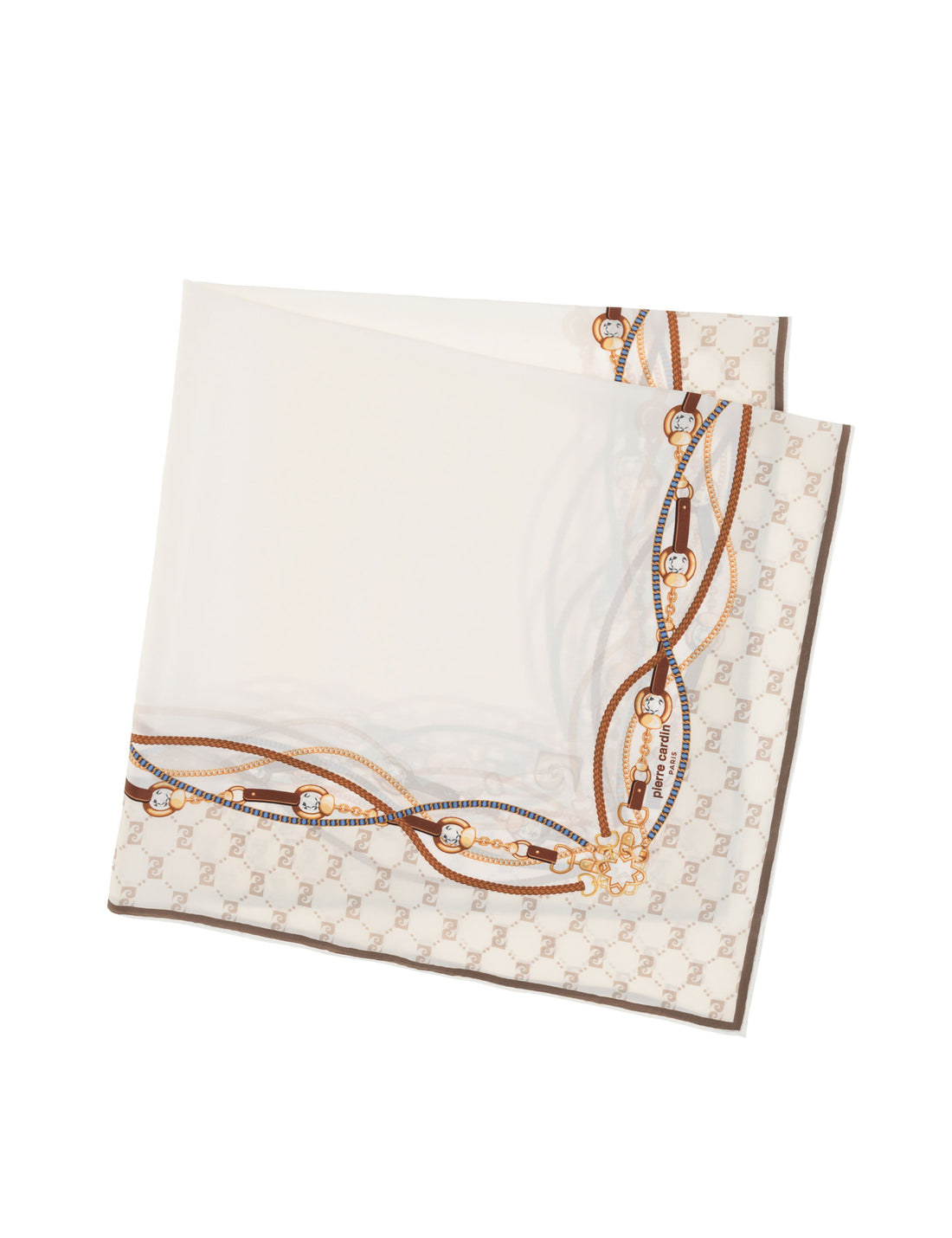 Brown Silk Scarf