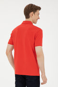 Men's Red Basic T-Shirt